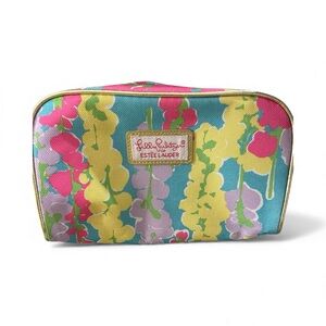 Lilly Pulitzer Colorful Floral Cosmetic Bag